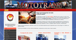 Desktop Screenshot of mototrans.net