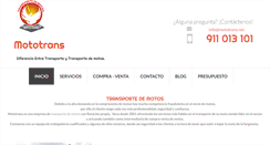 Desktop Screenshot of mototrans.com